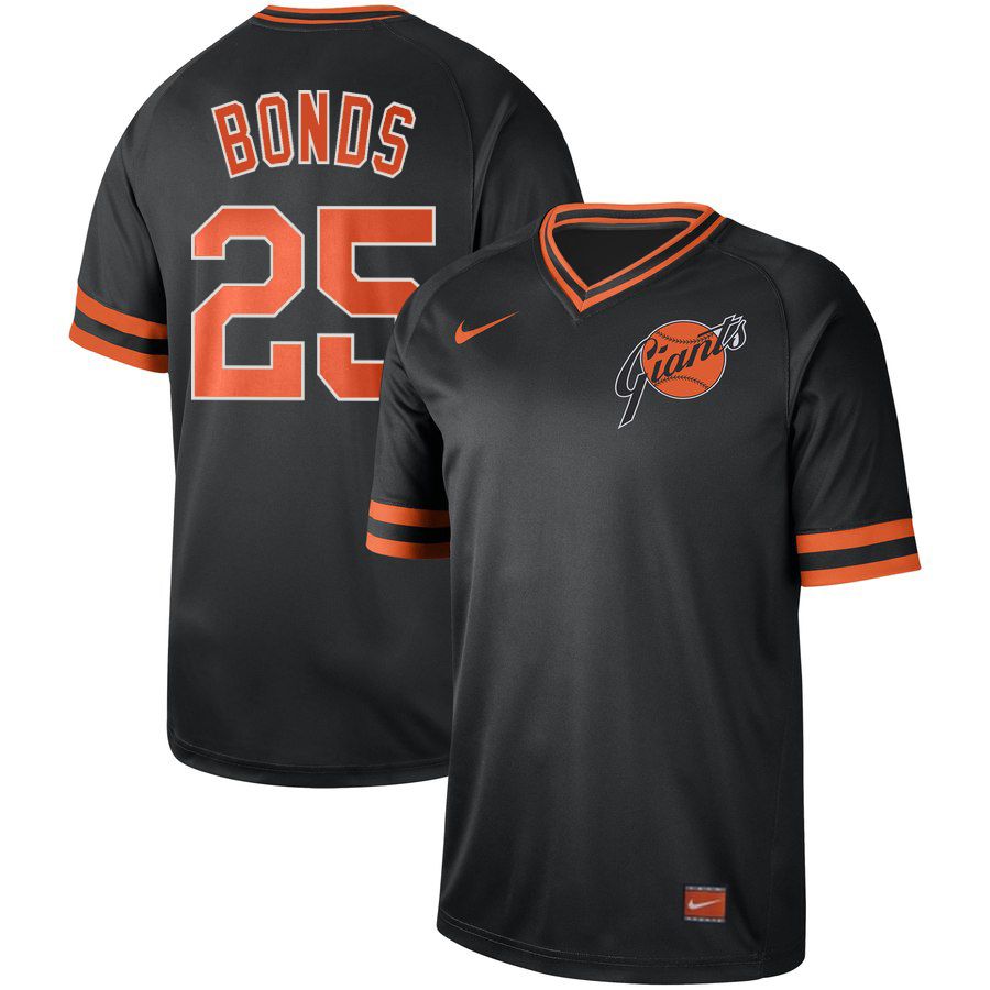 2019 Men MLB San Francisco Giants #25 Bonds black Nike Cooperstown Collection Jerseys->philadelphia phillies->MLB Jersey